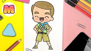 COMO DIBUJAR PERSONAS KAWAII Cómo dibujar un chico Scout kawaii paso a paso muy fácil  JAPE KAWAII