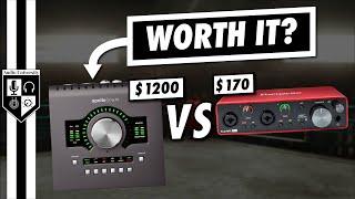 Cheap vs Expensive Audio Interfaces | Focusrite Scarlett vs Universal Audio Apollo
