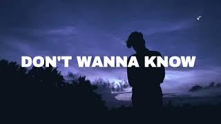 FREE Sad Type Beat - "Don't Wanna Know" | Emotional Rap Guitar Instrumental