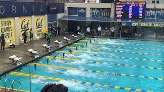 Alexy, Seeliger drop 41.4 100 Free's - 2024 Cal Vs ASU