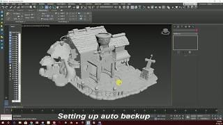 Setting up auto backups in 3ds max