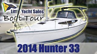 SOLD!!! 2014 Hunter 33 Sailboat [BOAT TOUR] - Little Yacht Sales