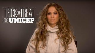 "Be a hero and Trick-or-Treat for UNICEF" - Jennifer Lopez