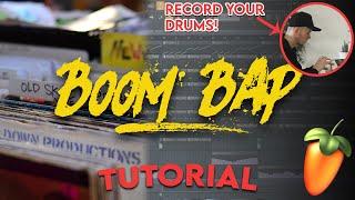 HOW TO MAKE BOOM BAP BEATS ON FL STUDIO - Sample Chopping