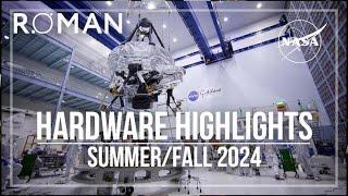 NASA's Roman Space Telescope Hardware Highlights: Summer/Fall 2024