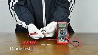 ANENG AN830L Digital LCD Backlight AC/DC Handheld Ammeter Voltmeter Voltage Tester Meter Multimetro