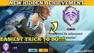 Trick To Complete (Poor Connection) Hide Achievement | New Hidden Achievement [POOR CONNECTION] BGMI