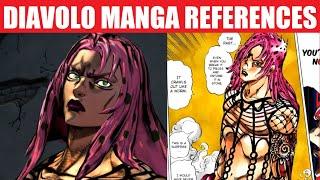 Diavolo All Manga References Comparison - Jojo's Bizarre Adventure All Star Battle R