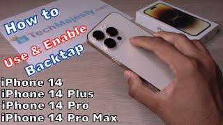 How to Use/Enable Back Tap (Double Tap & Triple Tap) on iPhone 14 / iPhone 14 Plus/14 Pro/14 Pro Max