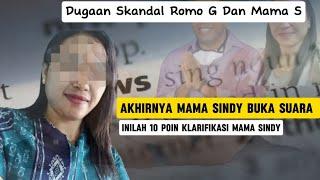 Klarifikasi Mama Sindy Terkait Dugaan Perselingkuhan Romo G Dan Mama Sindy
