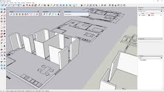 Sketchup PRO Videocourse - 06 - Importing Reference Images and CAD DWG DXF, Correct Scale, Extrude