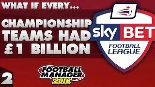 What If Every Championship Team Had £1 Billion? Part 2 - Football Manager 2016 Experiment