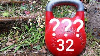 Что делать со слишком тяжёлой гирей? Workout with one heavy kettlebell