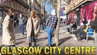 Walking in Glasgow City Centre - March 2024