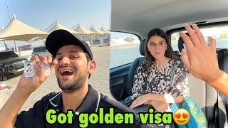 Finally saba ko surprise kardiya apne golden visa ke sath | kia mai Dubai shift horaha?