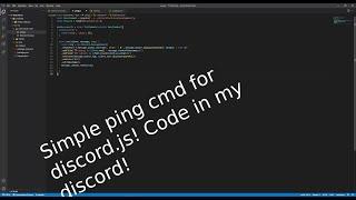 Ping cmd discord.js!