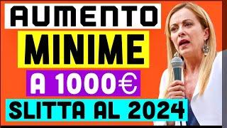  AUMENTO PENSIONI MINIME SLITTA AL 2024! ECCO PERCHÈ LA PROMESSA NON SARÀ MANTENUTA 