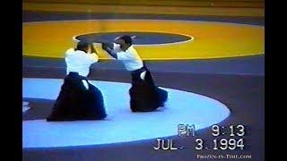 T.K. Chiba sensei & I. Shibata sensei 1994 Summer Camp Weapons Demonstration