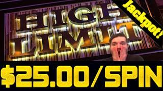 I went to the HIGH LIMIT Salon To WIN A JACKPOT HAND PAY On A $25.00 Bet! Diamond Jo Casino!