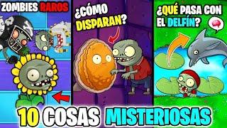 10 Misterios Raros e Inexplicables de Plants VS Zombies Qué No Conocías!! [PVZ]