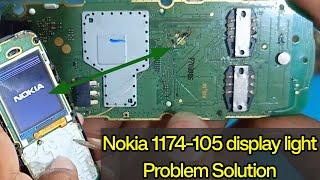 Nokia 105 display light Problem /नोकिया 105 डिस्प्ले लाइट समस्या समाधान/ta1174 display light jumper