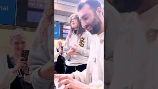 BEST Billie Eilish song performance in London St Pancras!  with@Sara_James 