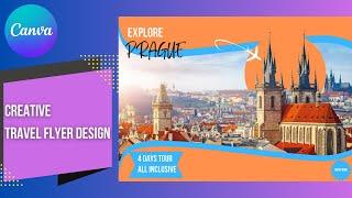 Professional Flyer Design in Canva | Travel Flyer Design