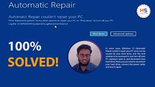 Automatic Repair Couldn't Repair Your PC Windows 10 | Automatic Repair Solved | HS IT Solution BD