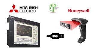 EP.19Barcode Scanner To Mitsubishi GOT2000 Communication