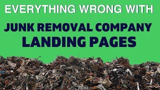 How to improve your landing page for junk removal companies