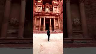 The Lost City Of Petra @ig.travelbook  #discover #petra #jordan #treasure  #cinematic #travelvideo