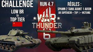 WARTHUNDER : LOW BR to TOP TIER Challenge ! 4.7 URSS