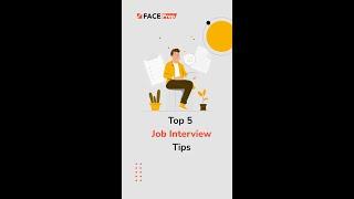 Top 5 Job Interview Tips | FACE Prep #shorts