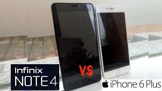 Infinix Note 4 vs iPhone 6 plus Comparison: Fingerprint Battle