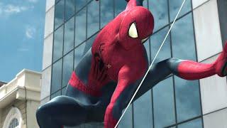 The AMAZING SPIDER-MAN in Real Life  - Parkour, Flips & Swings