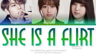 Baby Soul & Kei (베이비소울&케이) ft. Dongwoo (동우) 그녀는 바람둥이(She’s A Flirt) Color Coded Lyrics (Han/Rom/Eng)