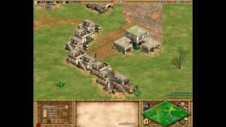 Age of Empires II - Online Commentary Battle - MrDanish177 & Simmo vs. ELISEO & asaliotos - (1/6)