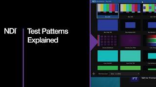 NDI Test Patterns Explained