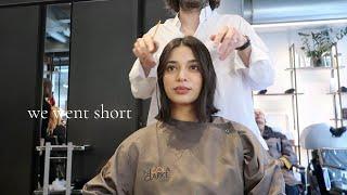 haircut vlog | we went short