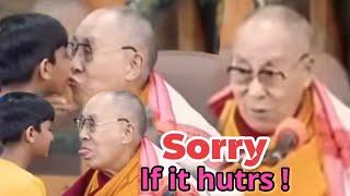 Dalai Lama Asked a young boy to suck his tongue sparked a controversy