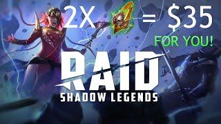 Raid Shadow Legends - 2 Sacred Shards in 7 DAYS (or LESS) + $35 on Freecash for New Players