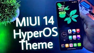 HyperOS + MIUI 14 Premium Theme For Any Xiaomi Devices | New System Ui |#hyperos #miui14