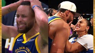 Steph Cries In Emotional Breakdown & Warriors Celebrate after Winning 2022 NBA Finals 