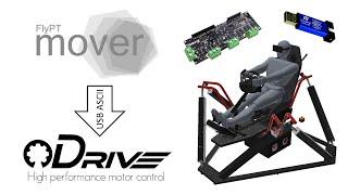 Setting up ODrive with FlyPT Mover for a 6 DOF Racing/Motion Simulator (USB ASCII)