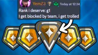 Bronze who blames his TEAM, Swears he Deserves Gold!