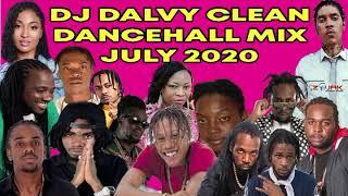 CLEAN DANCEHALL MIX JULY 2020- INTENCE, AKALINE, VYBZ KARTEL,SHENSEEA,SKILLIBENG