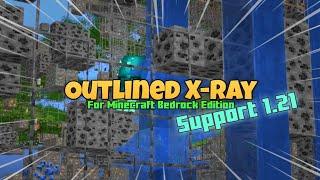 How To Get Outlined Xray in Minecraft PE 1.21 Texture Pack for MCPE(Android, Windows, IOS, Xbox)