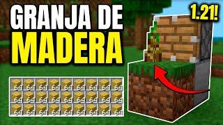  Cómo Hacer una Granja de Madera INFINITA en Minecraft Bedrock 1.21 