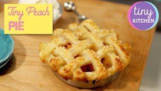 Tiny Peach Pie | Tiny Kitchen