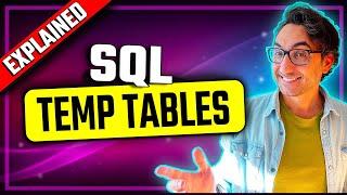 SQL Temp Tables | #SQL Course #19